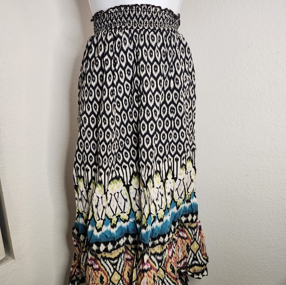Jms 100% cotton Printed Stretch Skirt Size 3x